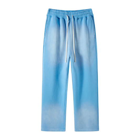 Sky Blue Colored Washed Effect Pants