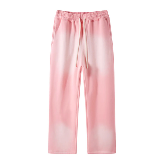Light Pink Colored Washed Effect Pants