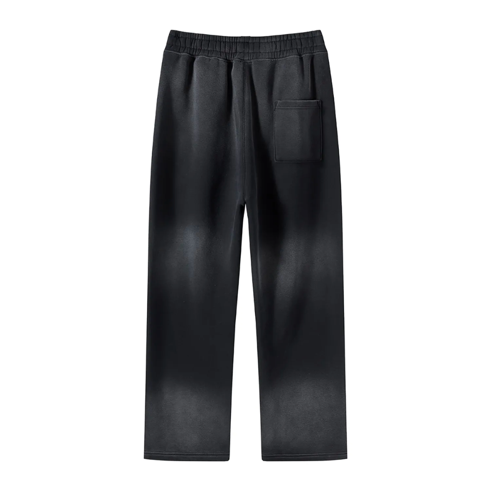 Black Colored Washed Effect Pants