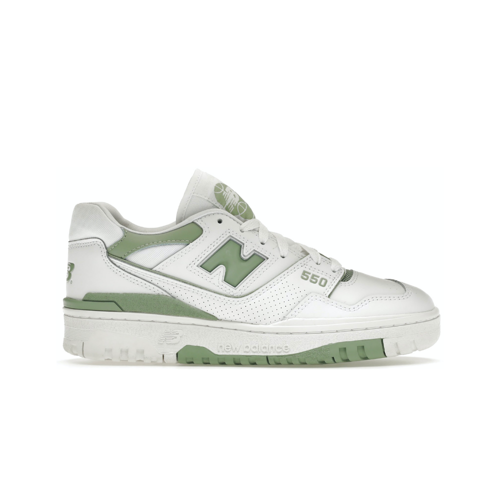 New Balance 550 White Mint Green