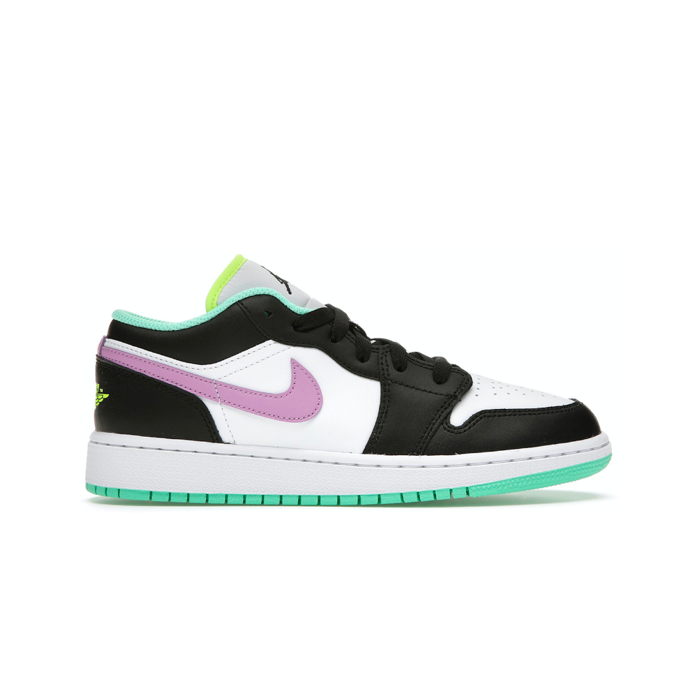 Jordan 1 Low Green Glow Violet