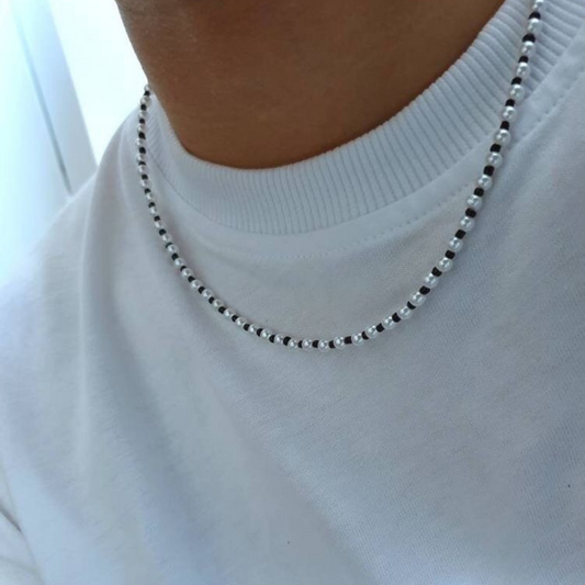 Necklace White/Black