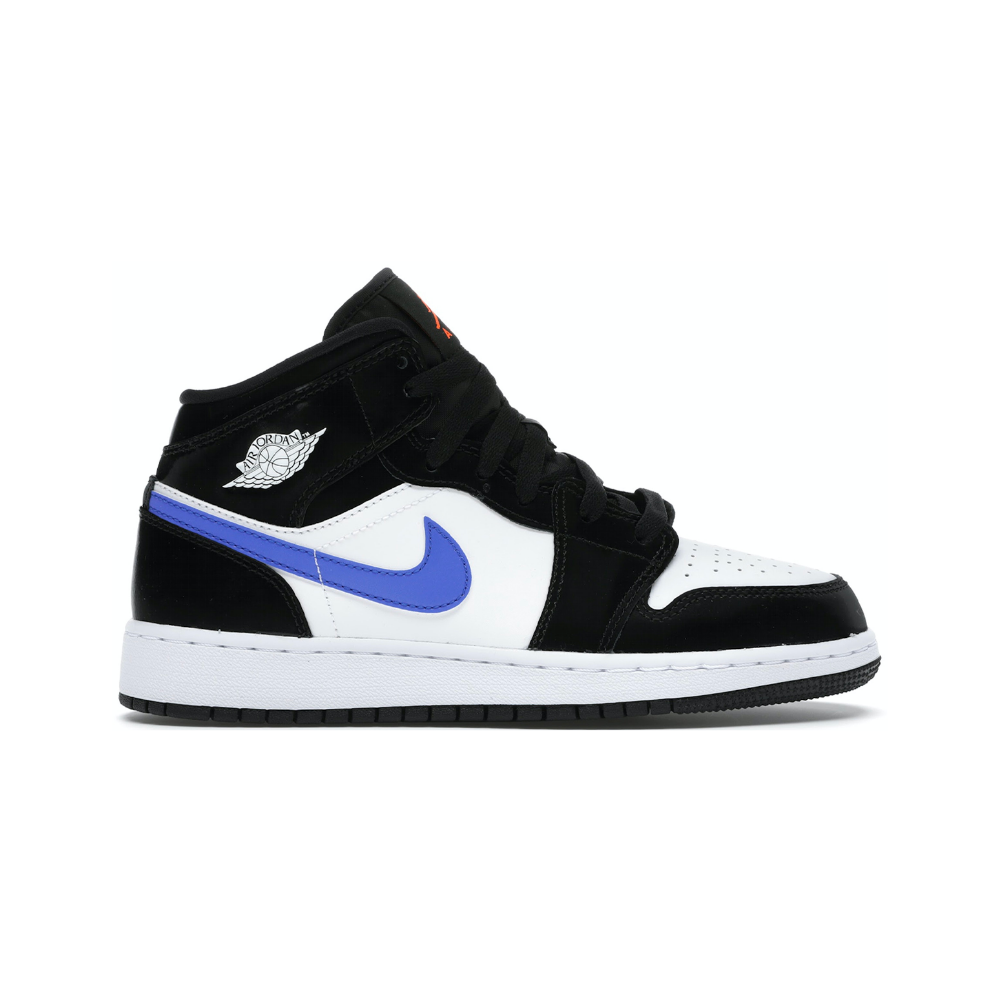 Jordan 1 Mid Black Racer Blue White