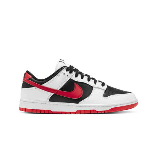 Nike Dunk Low White Black University Red