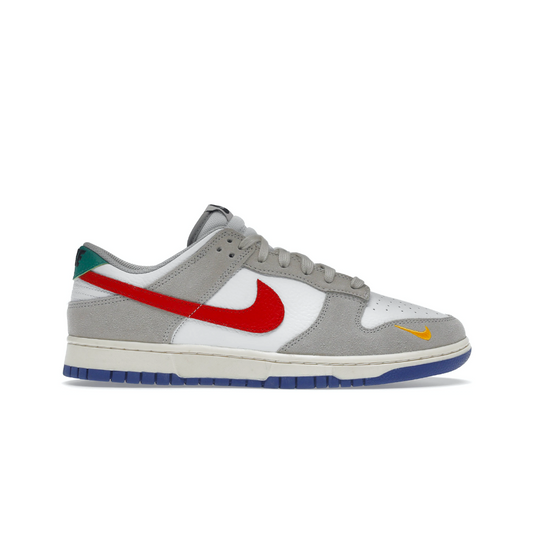 Nike Dunk Low Light Iron Red Blue