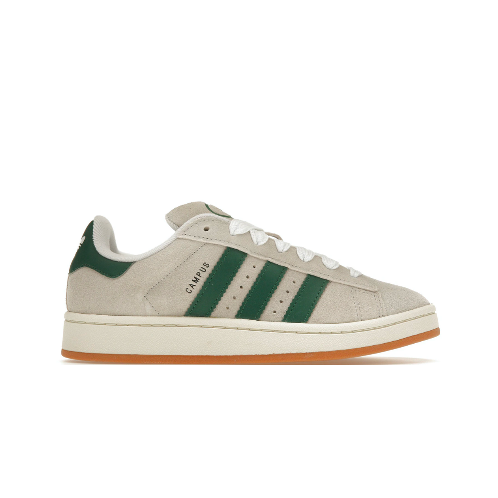 Adidas Campus 00s Crystal White Dark Green