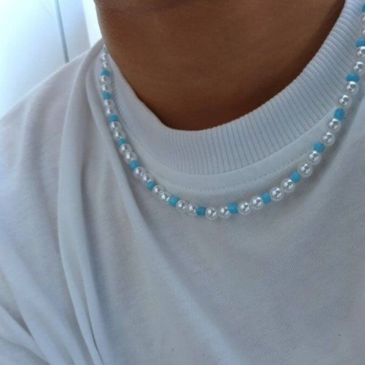 Necklace Light Blue
