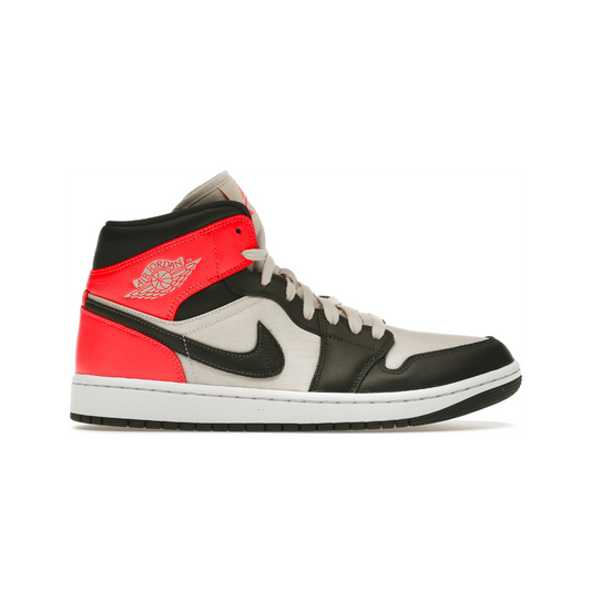 Jordan 1 Mid Newsprint Light Orewood