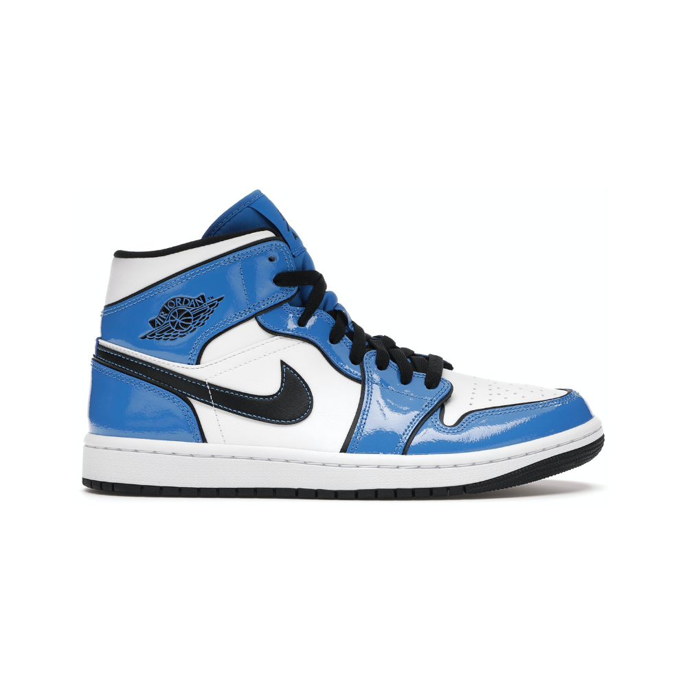 Jordan 1 Mid Signal Blue