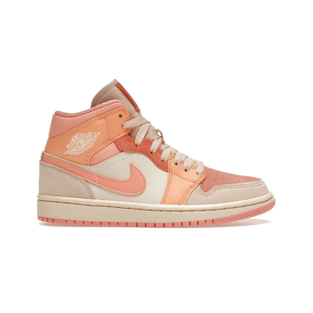 Jordan 1 Mid Apricot Orange