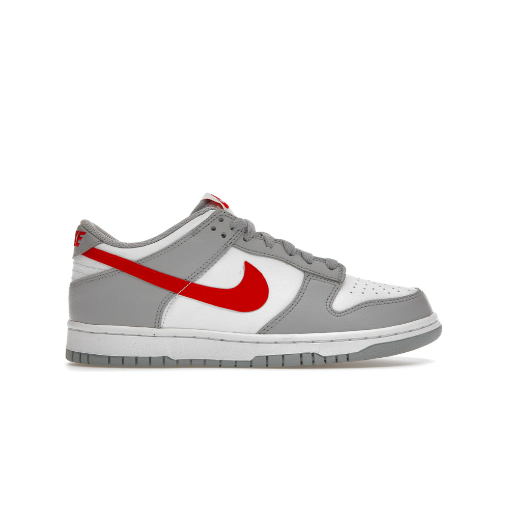 Nike Dunk Low White Grey Red