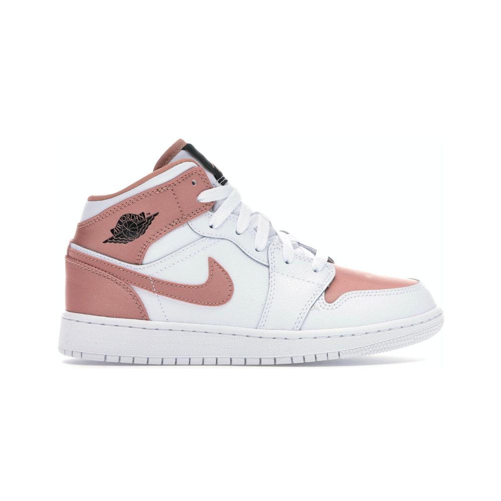 Jordan 1 Mid White Rose Gold