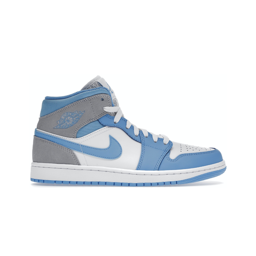 Jordan 1 Mid University Blue Grey