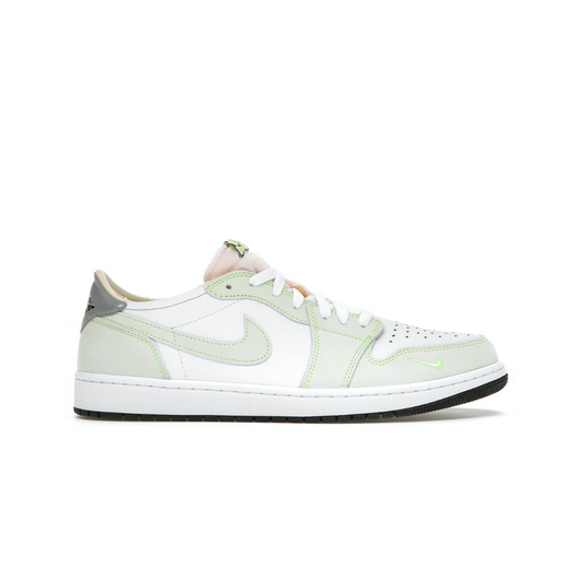 Jordan 1 Low White Ghost Green Black