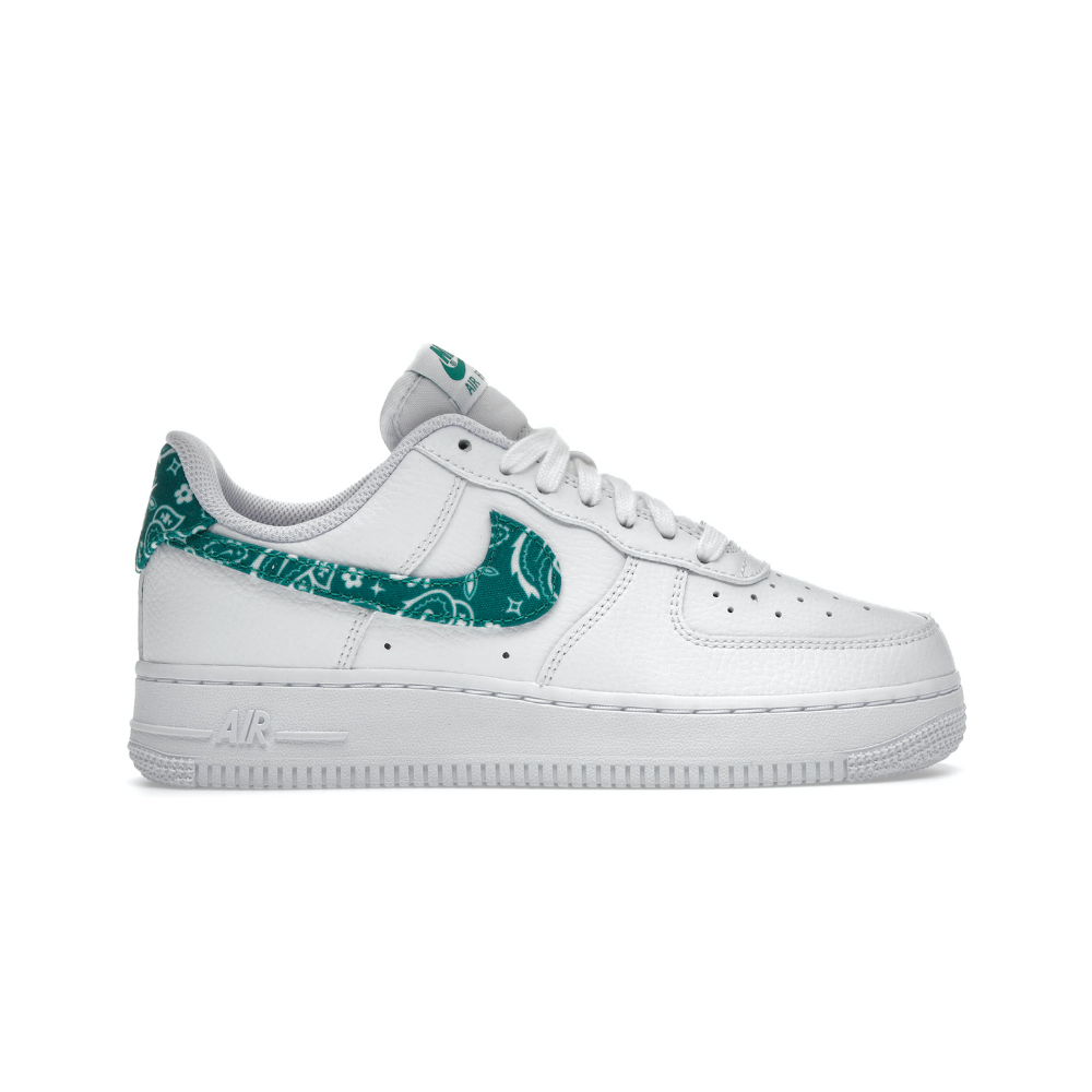 Nike Air Force 1 White Green Paisley