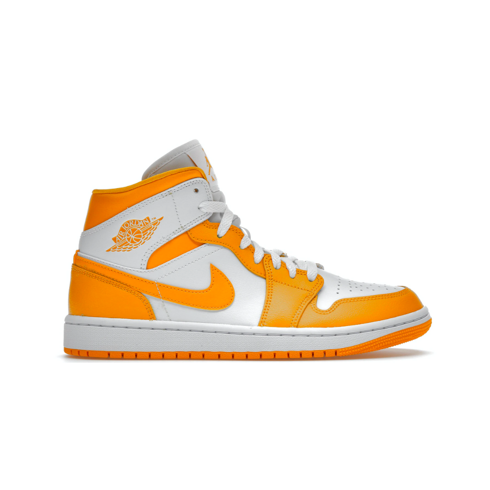 Jordan 1 Mid White University Gold