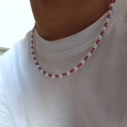 Necklace Red/Sapphire