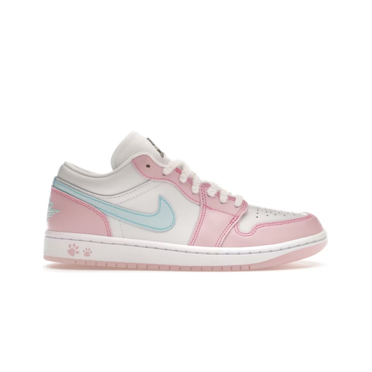 Jordan 1 Low Paw Print Pink Foam